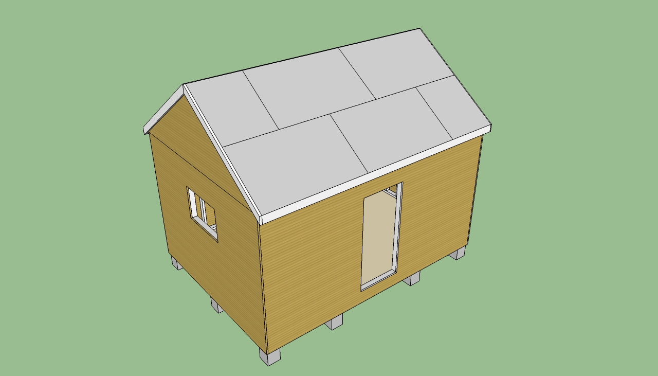 Storage shed roof plans