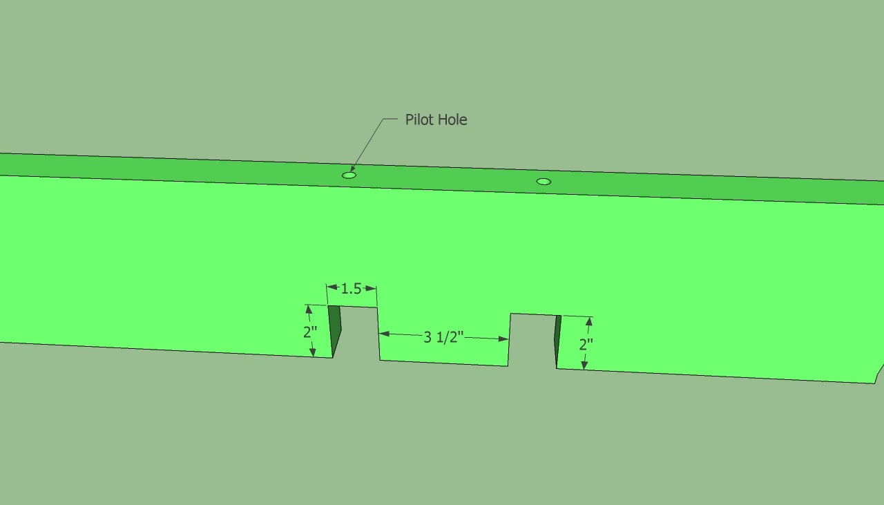 Pergola crossbeams plans