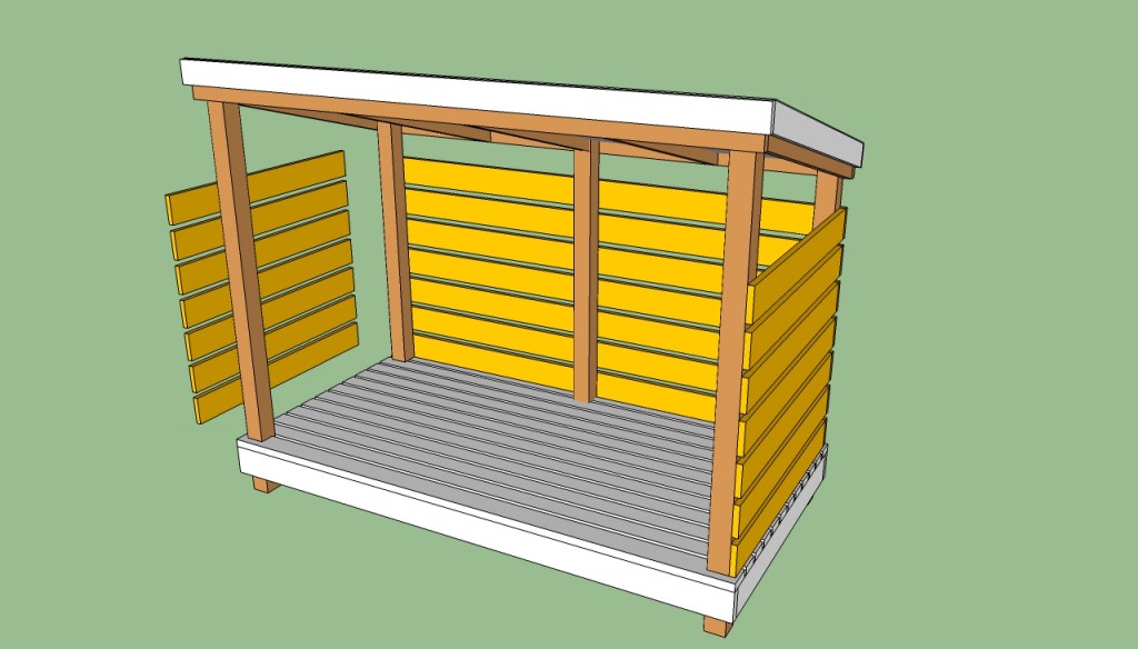 small wood shed plans for your storage of fire wood