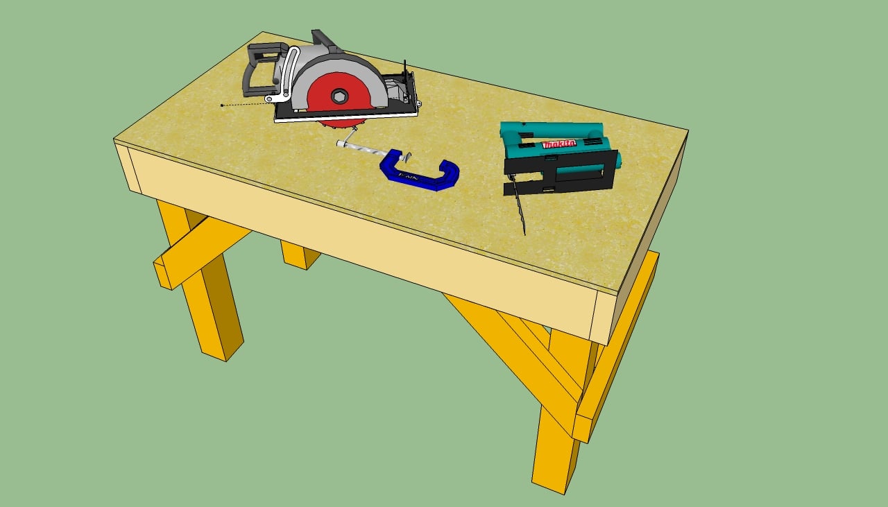 How to build a heavy duty workbench