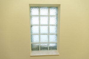 Glass block window