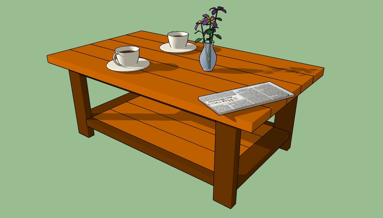 How to build a cafee table