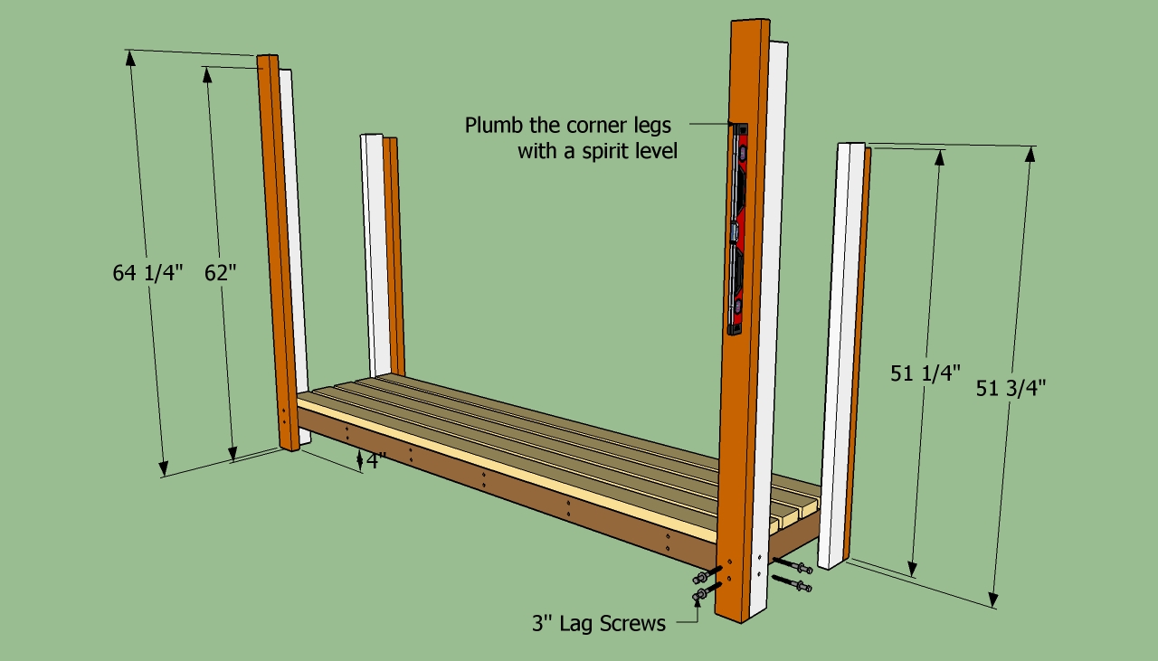 Installing the legs