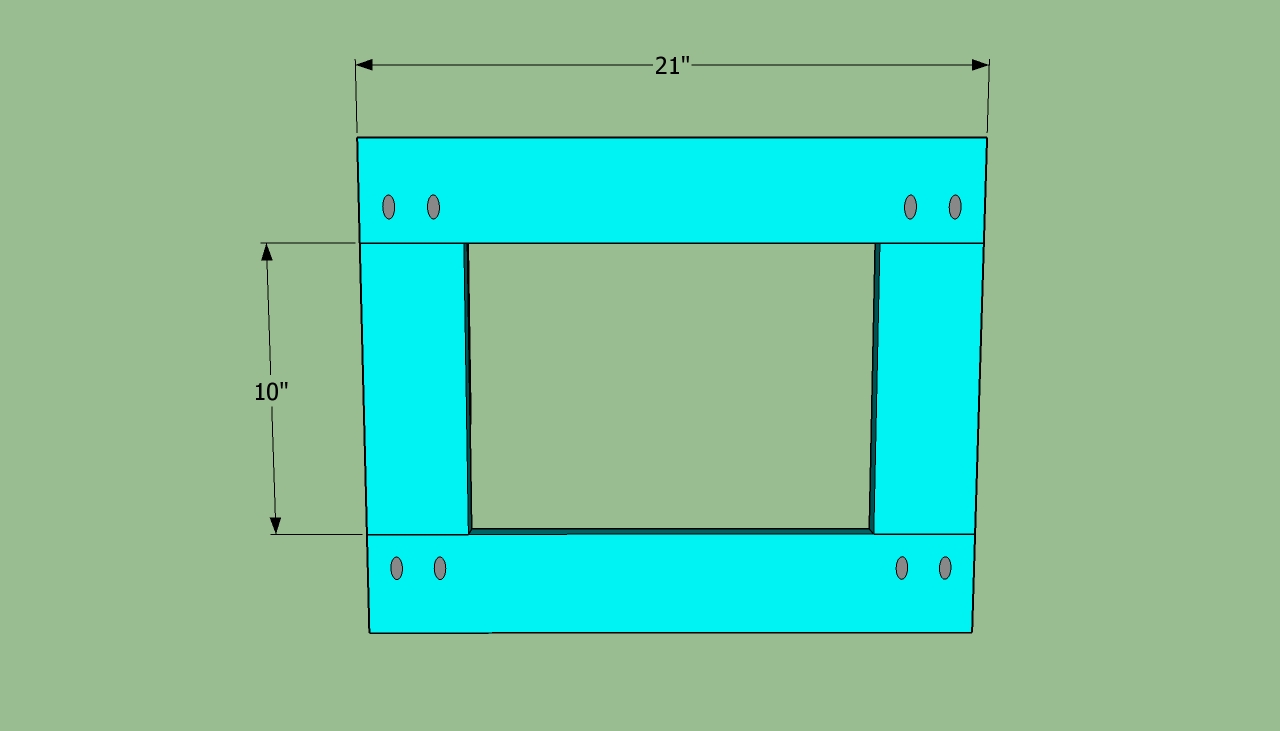 Side bench frame plans