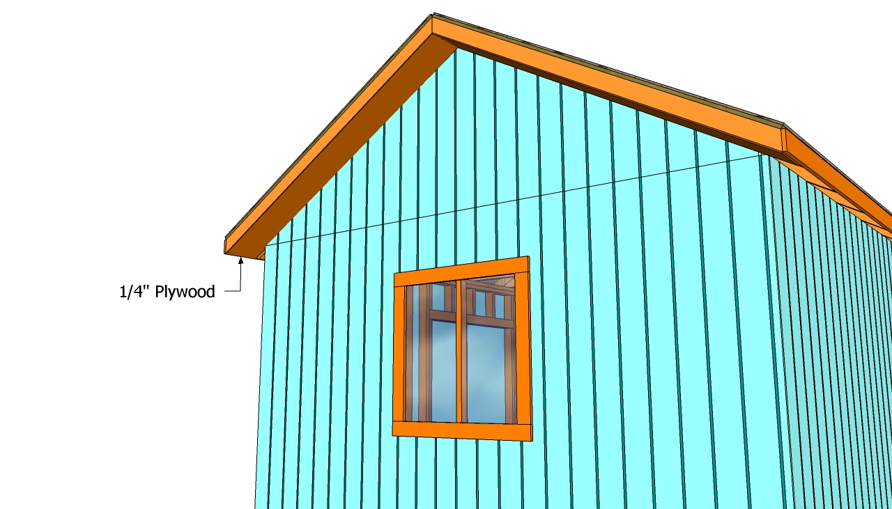 Fitting the soffit HowToSpecialist How to Build, Step by Step DIY Plans