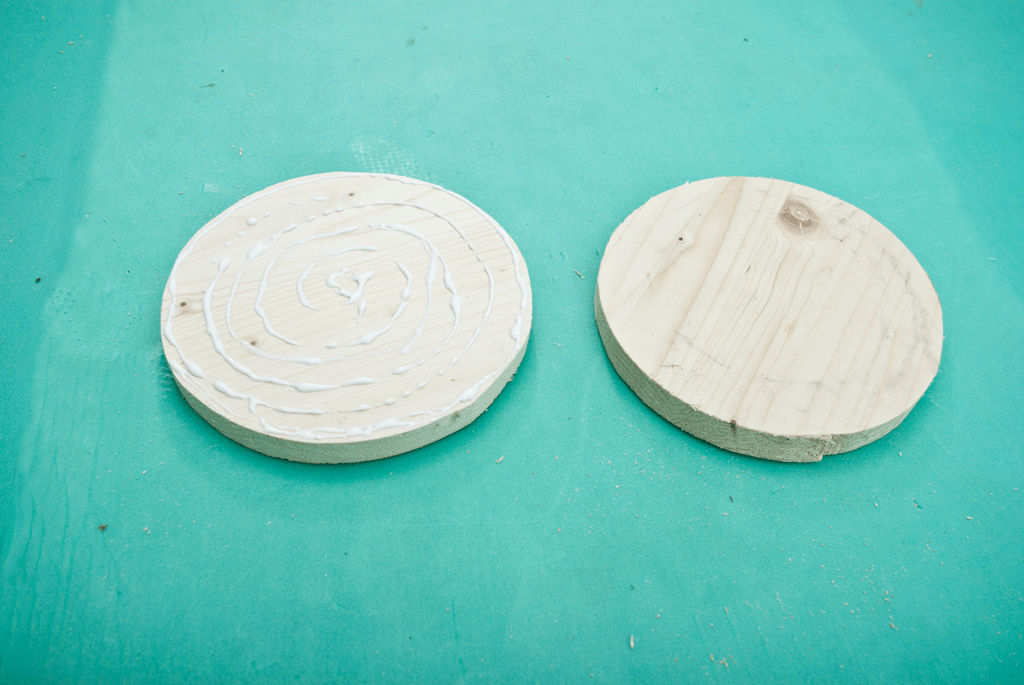 Wheelbarrow's wooden wheels