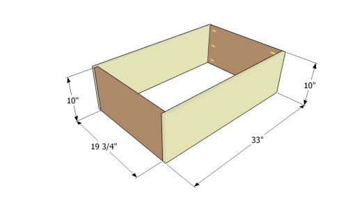 Building the front drawer