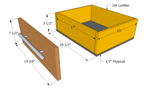 Building the small drawer