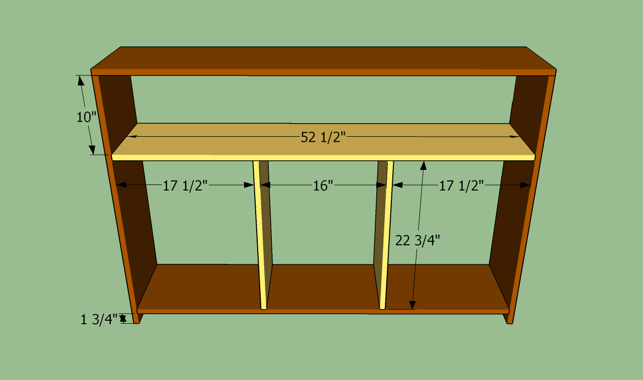 Installing the shelf