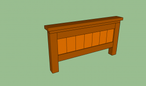 Twin bed footboard plans