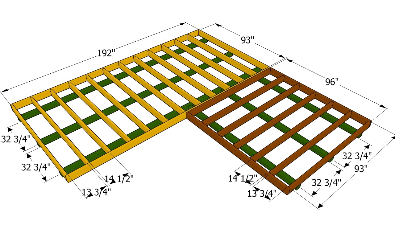 Building the floor frame