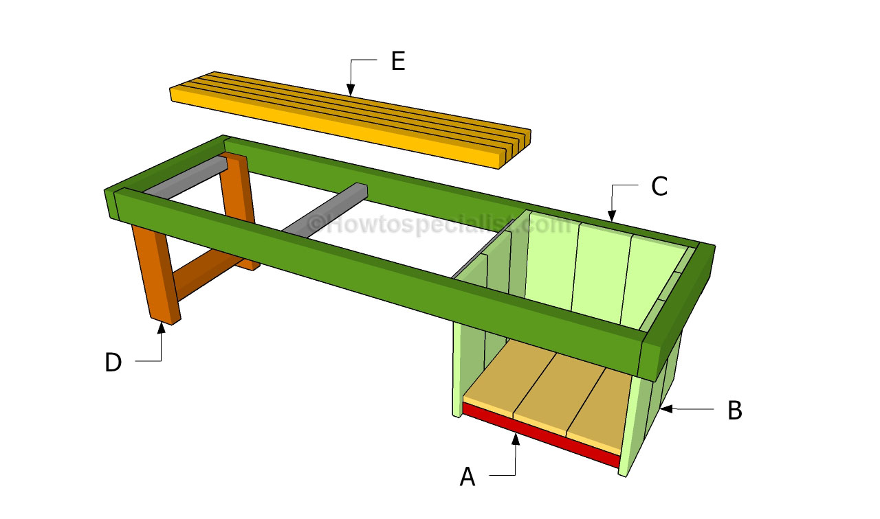 Buidling a planter bench