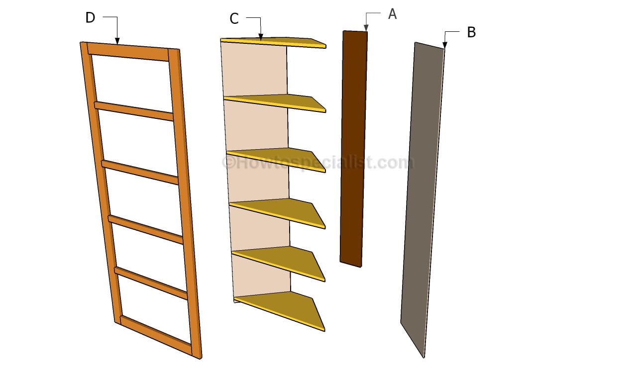 Building corner shelves