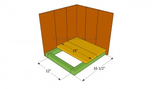 Building the floor of the planter