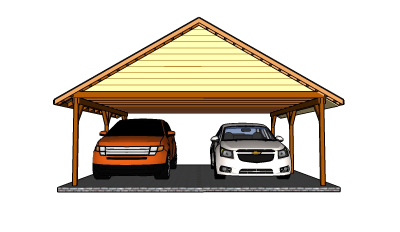 DIY double carport