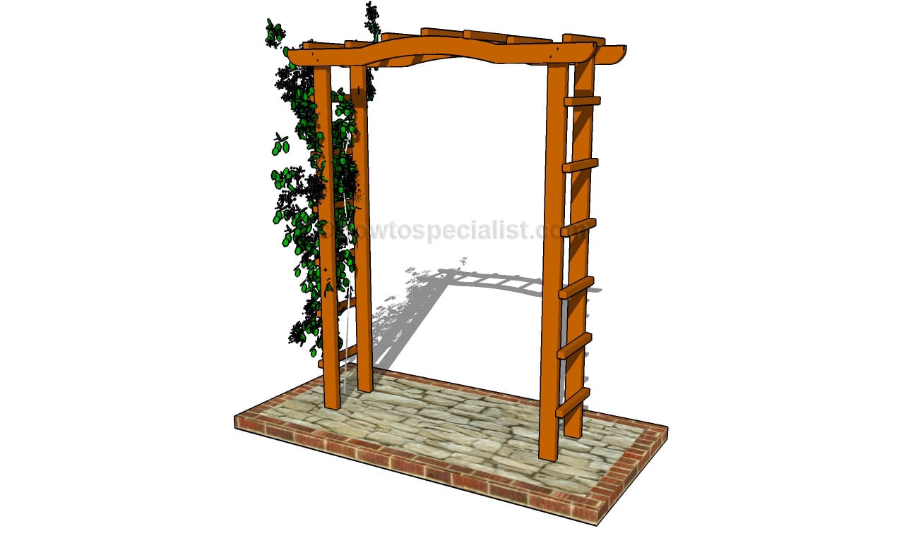 How to build a garden arbor