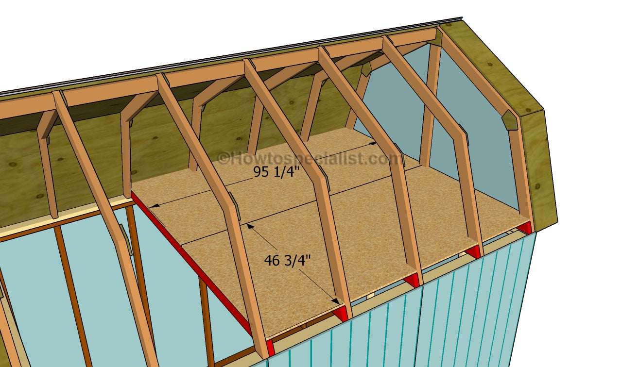 Installing the loft sheets