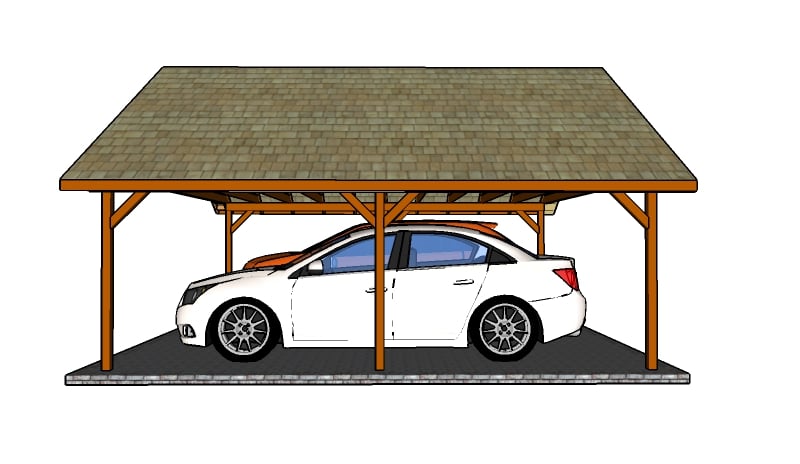 Two car carport plans