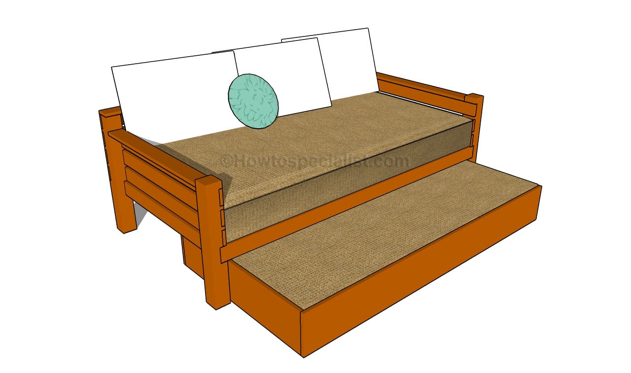 Diy trundle deals bed frame queen