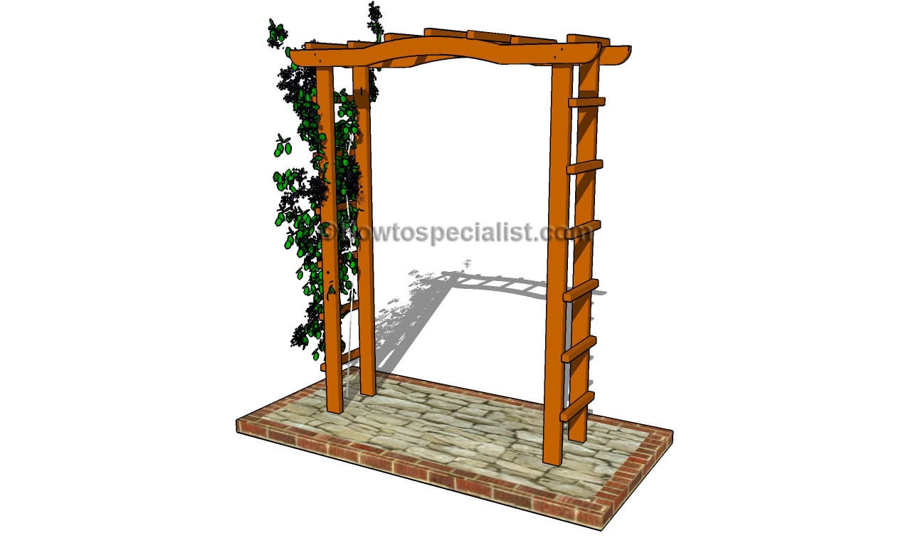 How To Build A Garden Arbor HowToSpecialist How To Build Step By   How To Build A Garden Arbor1 