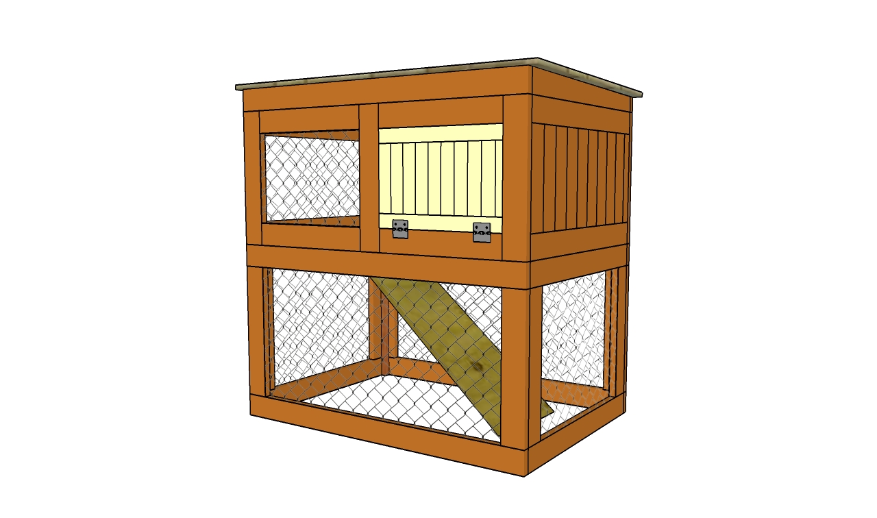 Simple rabbit hutch sale