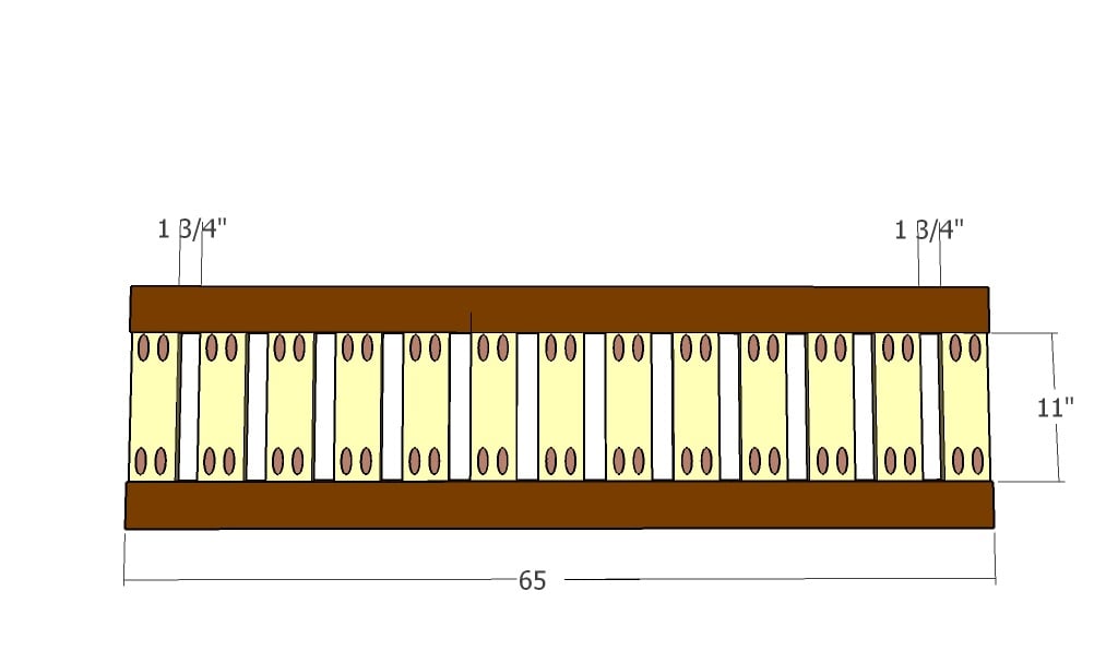 Building the back rest