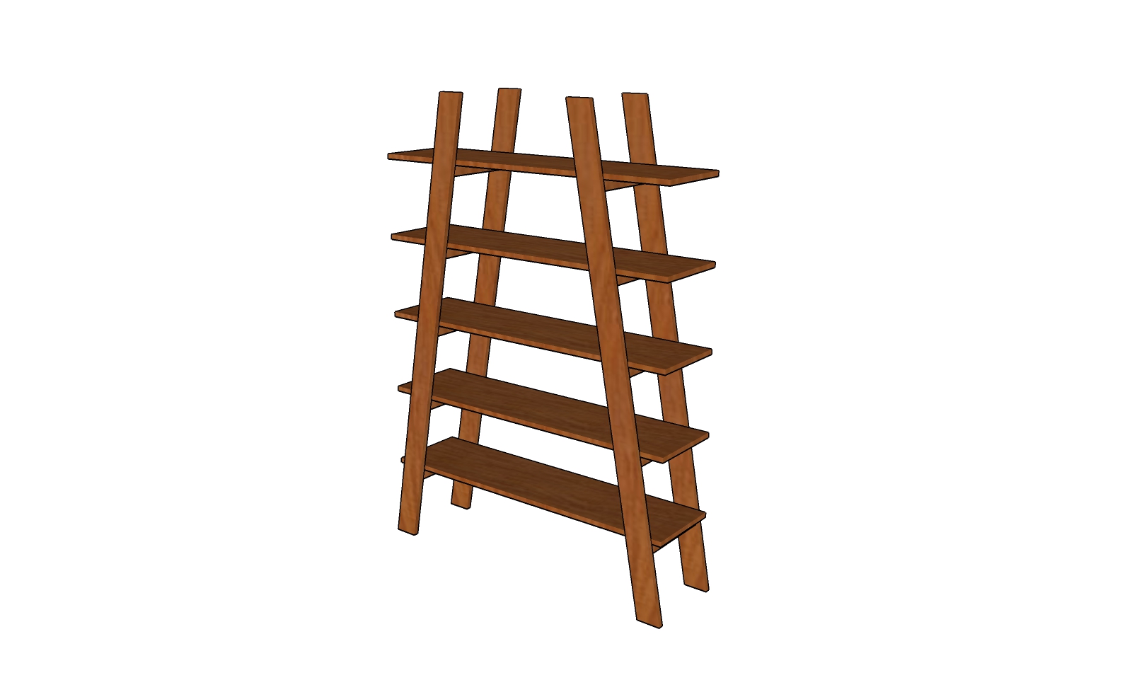ladder shelf plans