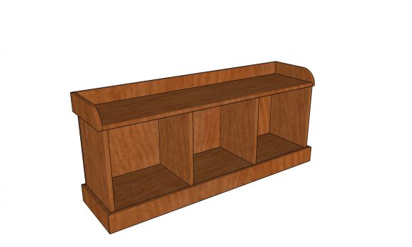 Entryway bench plans