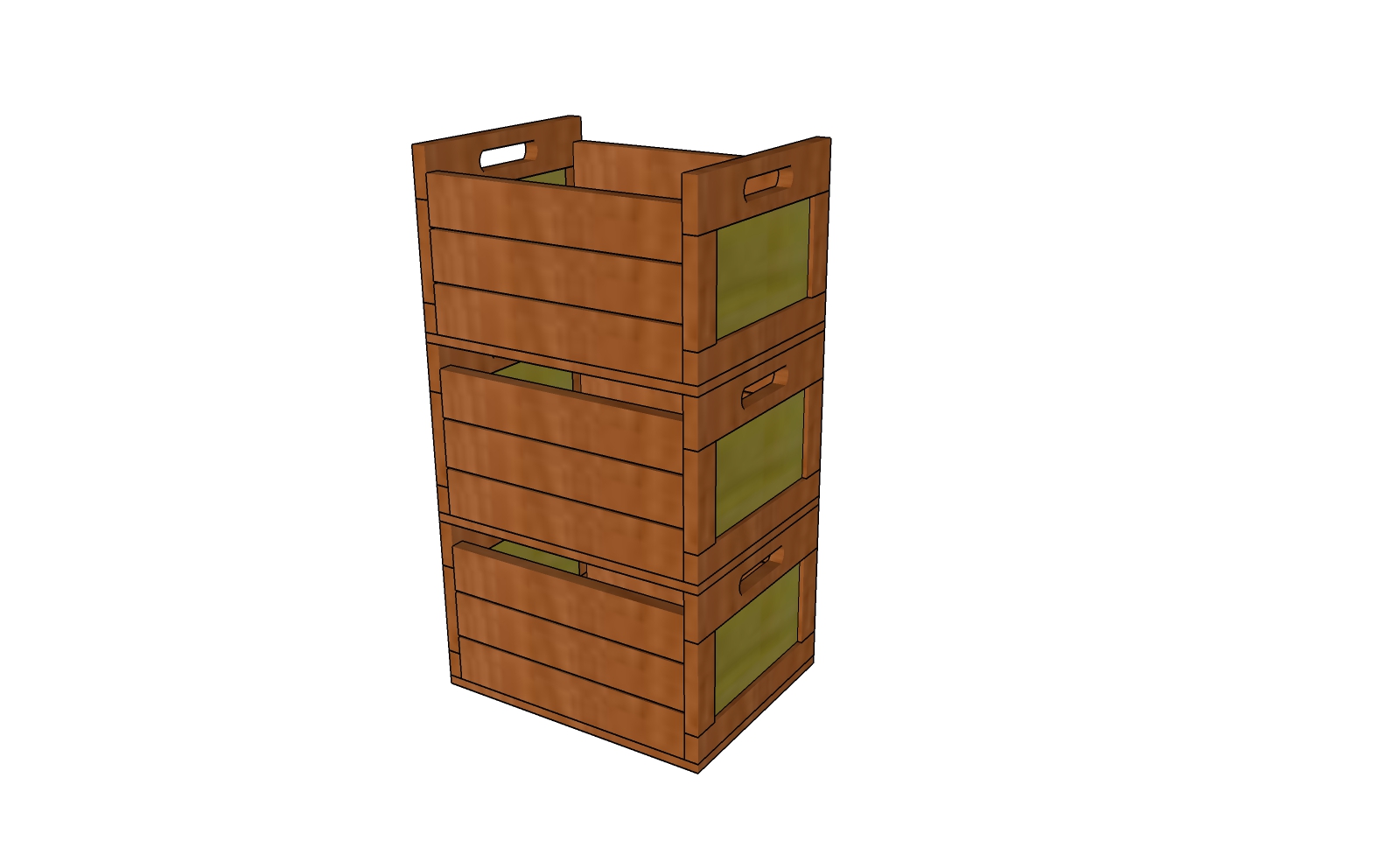 Wooden crate plans