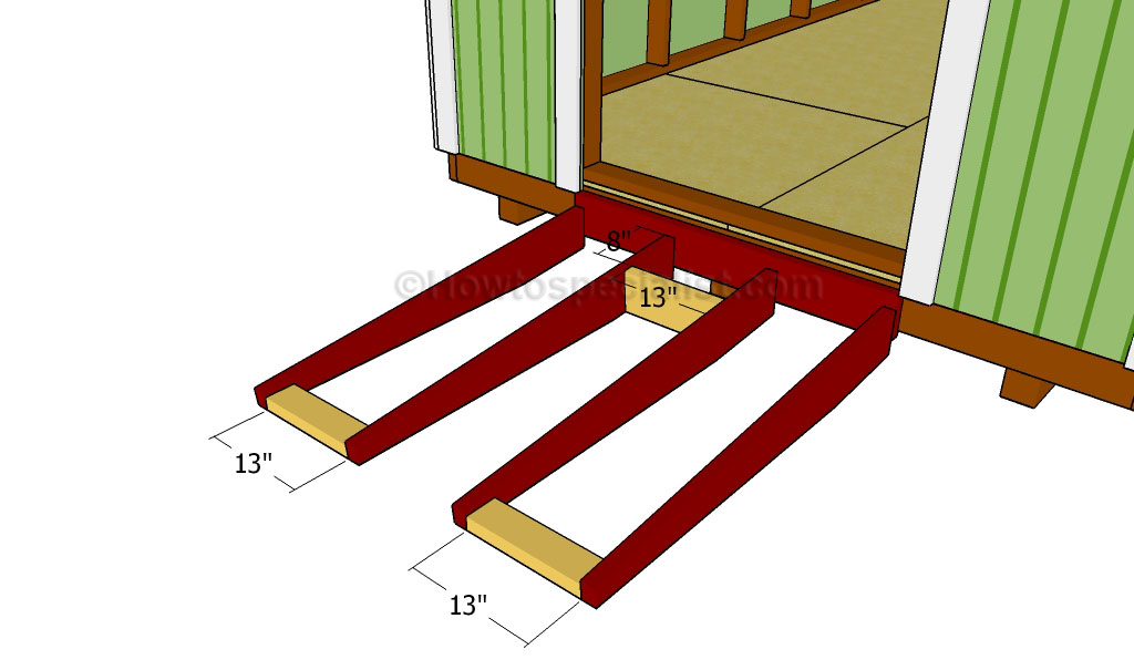 how to build a shed ramp howtospecialist - how to build