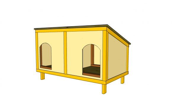 How to build a double dog house