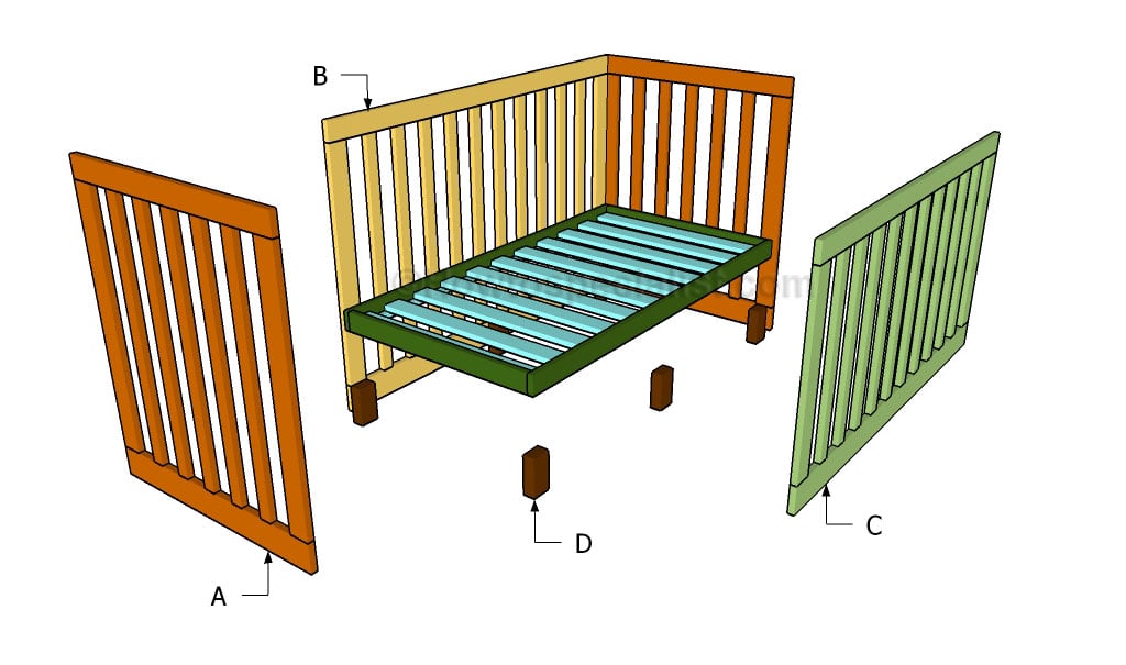 How to build a crib | HowToSpecialist - How to Build, Step by Step DIY ...