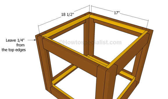 Modern End Table Plans | HowToSpecialist - How to Build, Step by Step ...