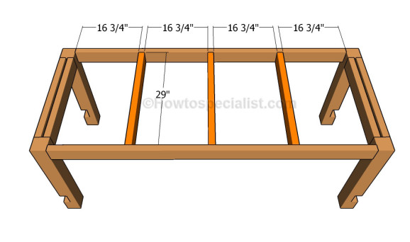 Harvest Table Plans | HowToSpecialist - How to Build, Step by Step DIY ...