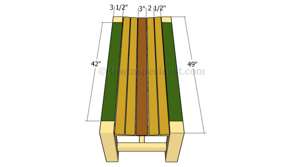 How to build a patio bench | HowToSpecialist - How to Build, Step by ...