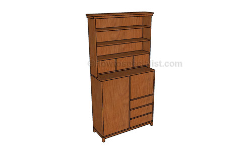 office desk hutch planer