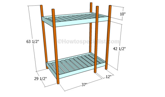 Toddler bunk bed plans | HowToSpecialist - How to Build, Step by Step ...