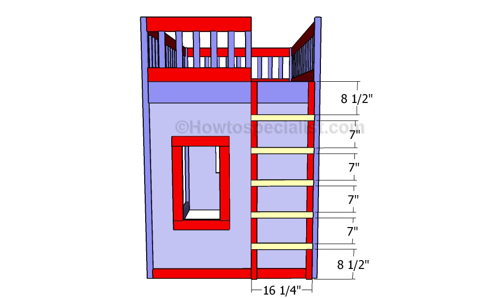 Fitting The Steps | HowToSpecialist - How To Build, Step By Step DIY Plans