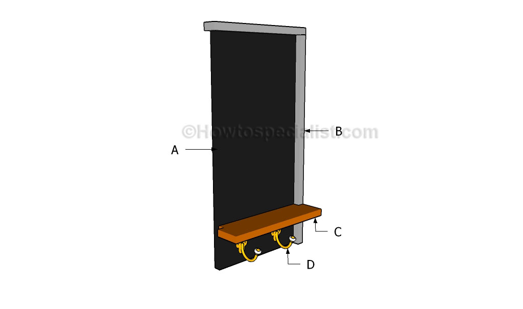 Building a chalkboard shelf