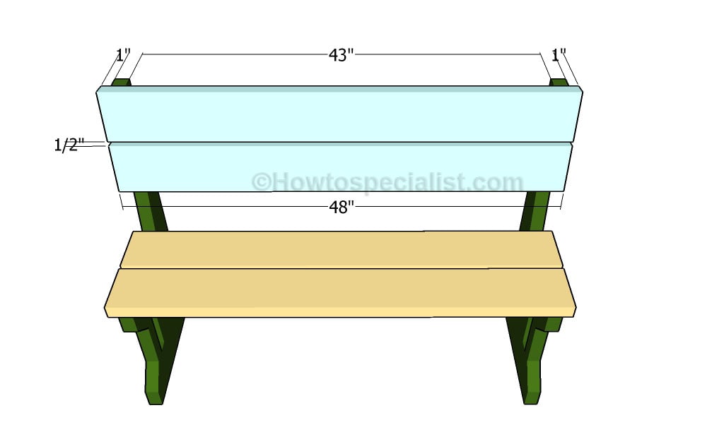 Attaching the back supports