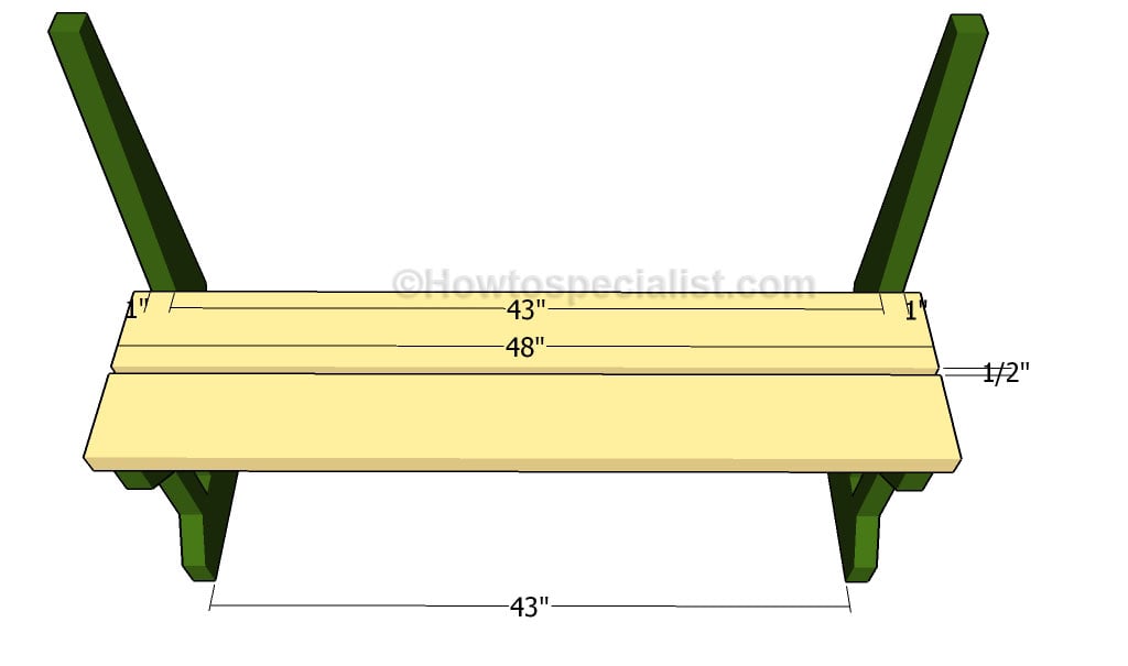 Attaching the seat slats