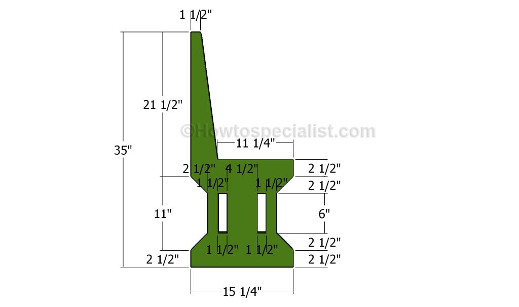 Building the bench legs