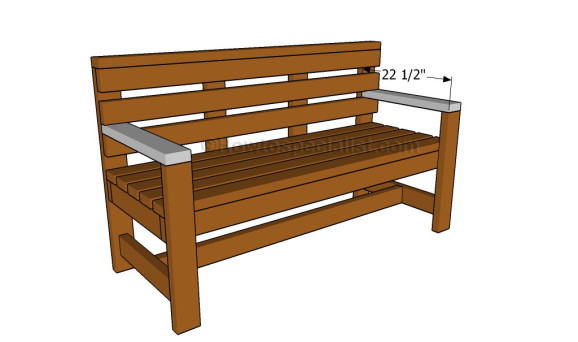 Outdoor bench plans | HowToSpecialist - How to Build, Step by Step DIY ...