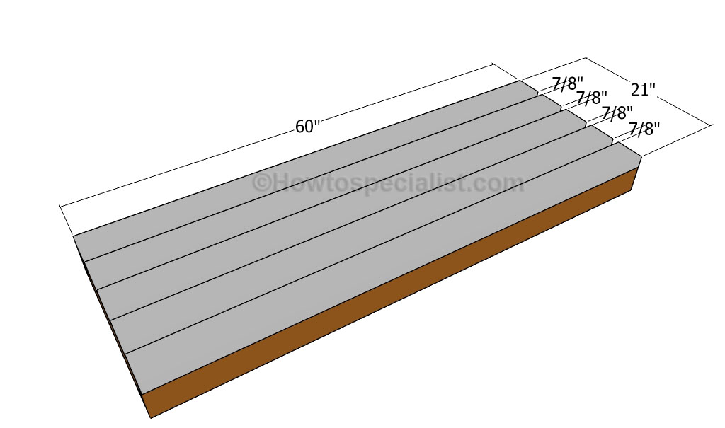 Fitting the slats