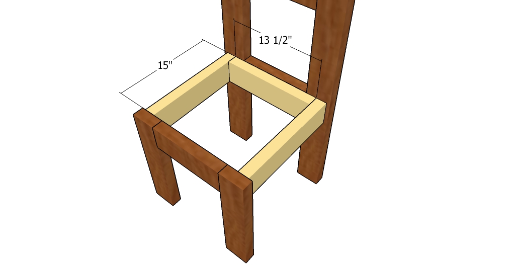 Assembling the frame of the chair