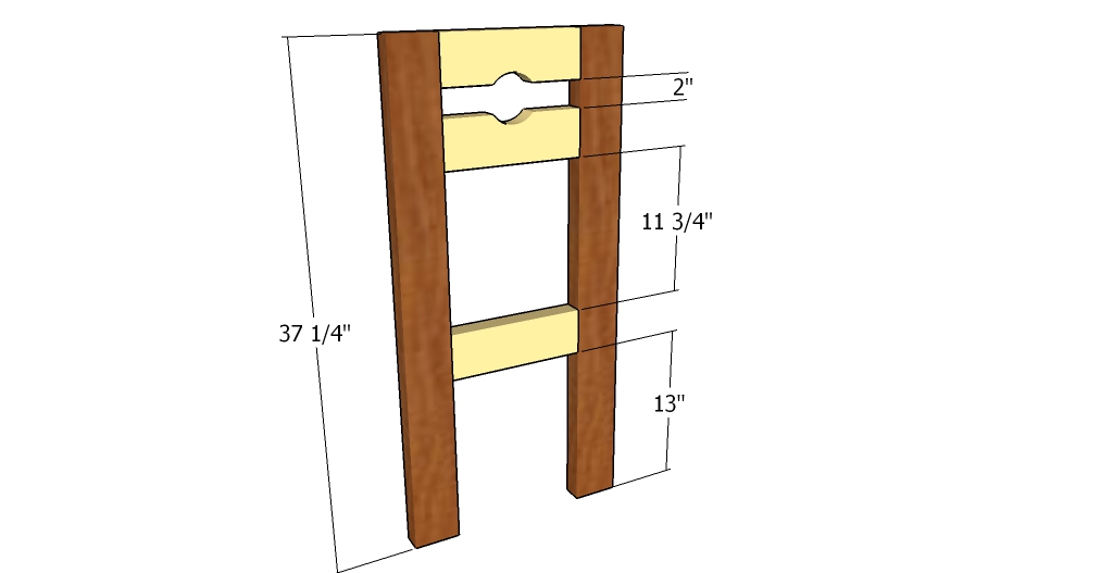 Building the back of the chair