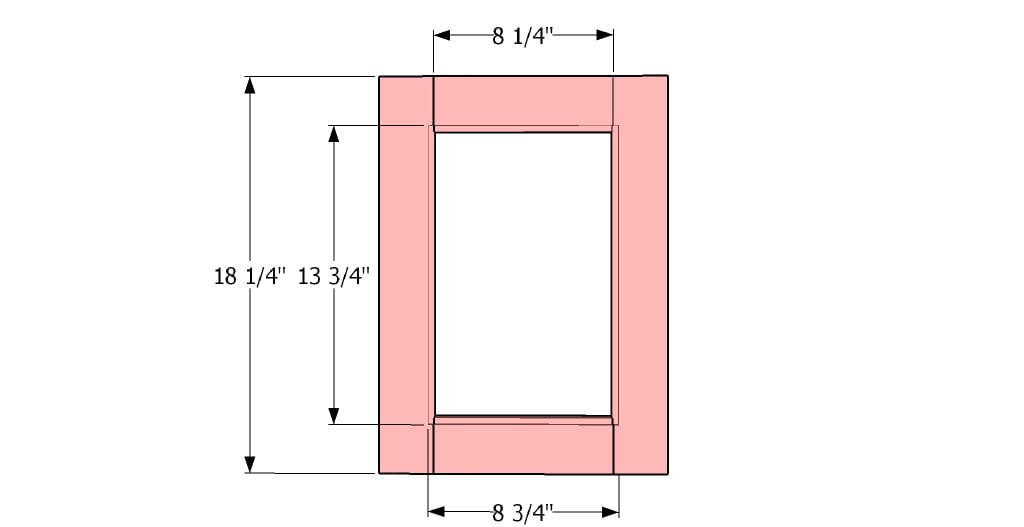 Building the frame of door