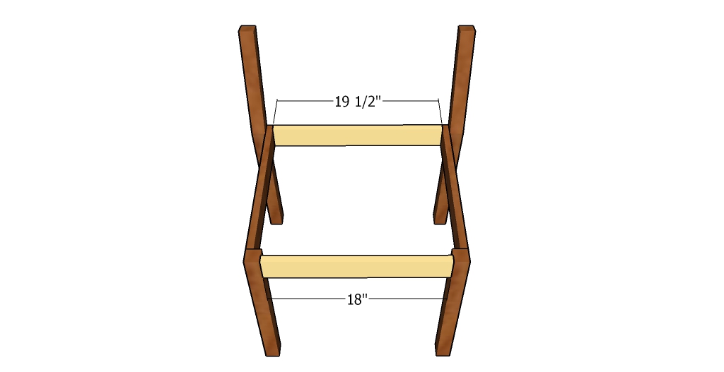 Building the frame of the chair