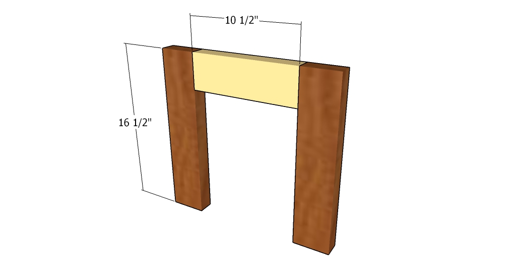 Building the front of the chair