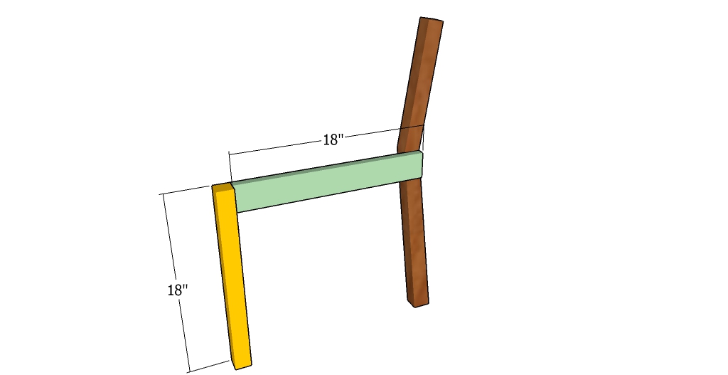 Building the sides of the chair